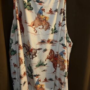 SHEIN Curve Graphic Tank Top